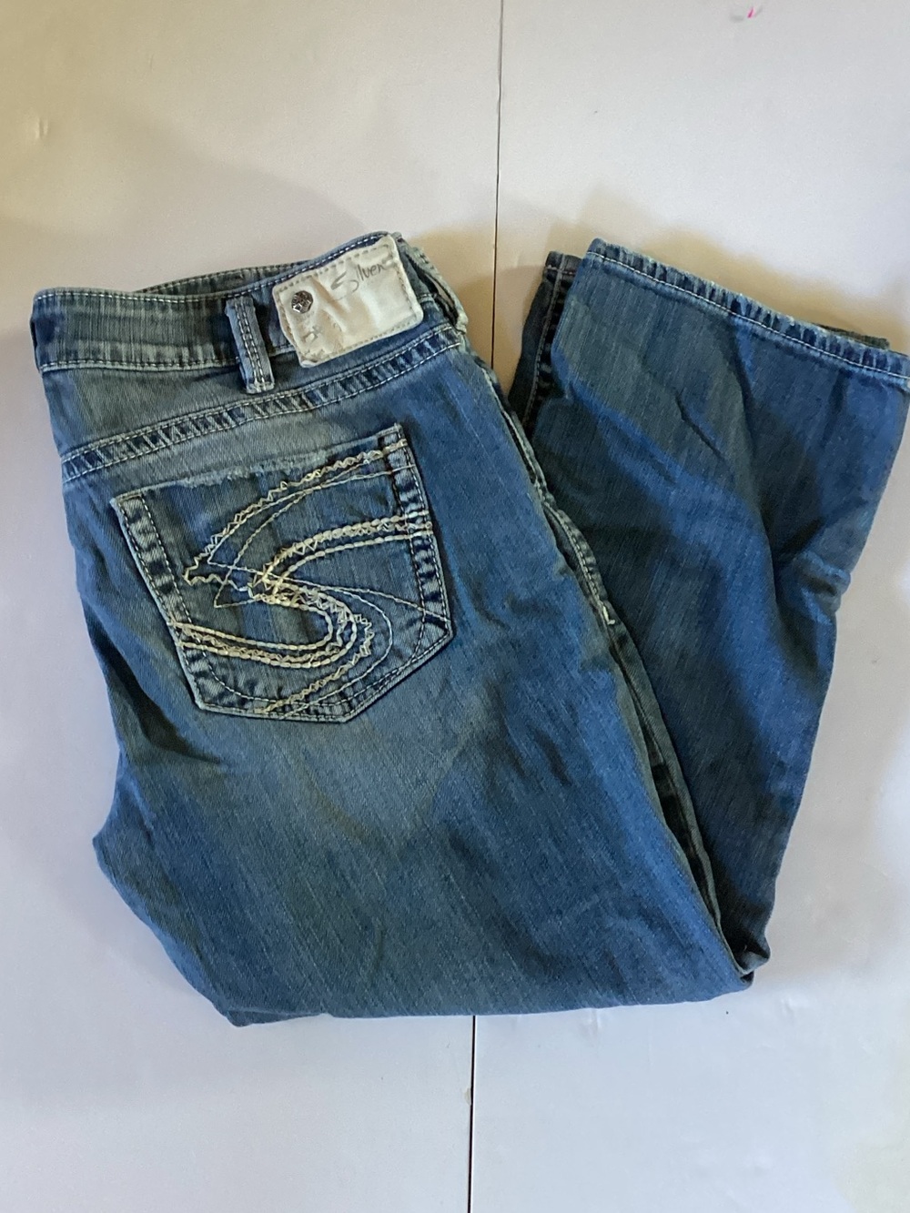 Silver Aiko Capris